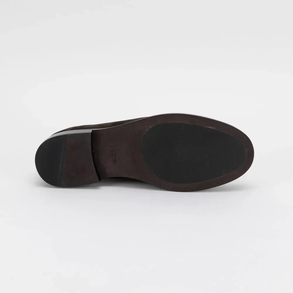 Vince Men Miles Suede Loafer Cocoa Brown Size 9.5 US/ 43 EU